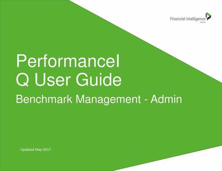 PerformanceI Q User Guide