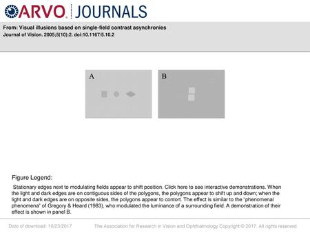 From: Visual illusions based on single-field contrast asynchronies