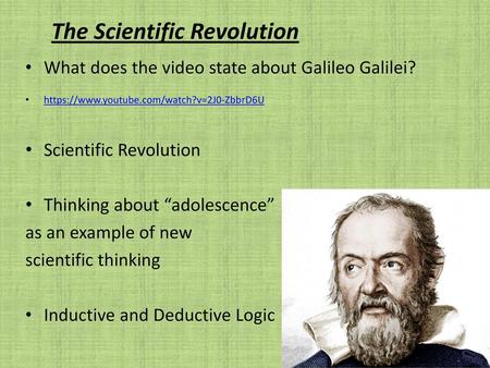 The Scientific Revolution