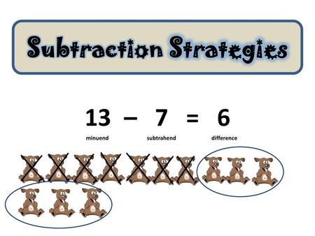 Subtraction Strategies