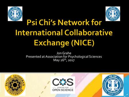 Psi Chi’s Network for International Collaborative Exchange (NICE)