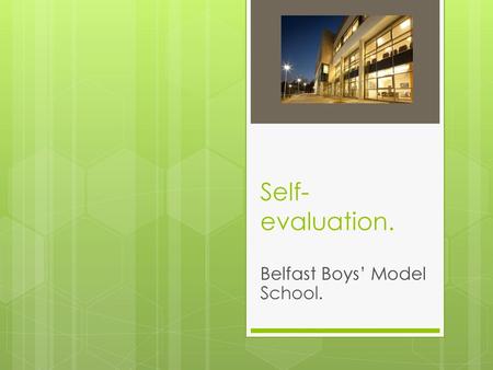 Belfast Boys’ Model School.