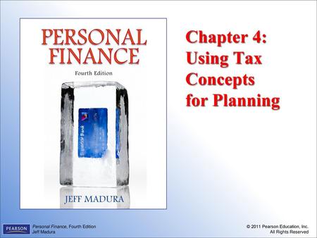 Chapter 4: Using Tax Concepts for Planning