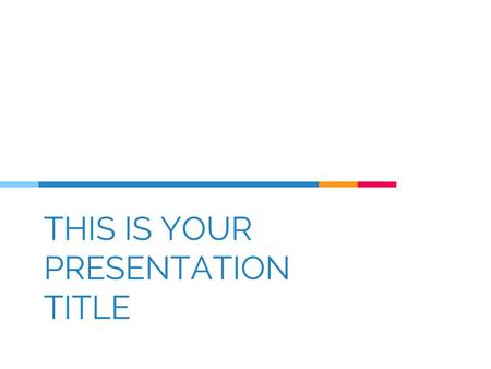 THIS IS YOUR PRESENTATION TITLE