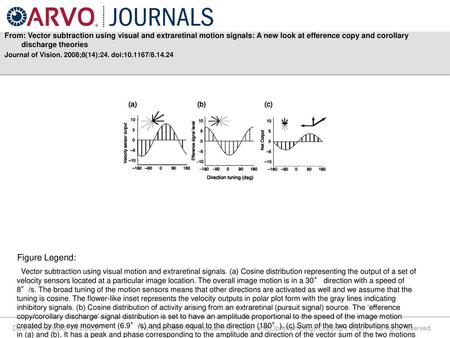 From: Vector subtraction using visual and extraretinal motion signals: A new look at efference copy and corollary discharge theories Journal of Vision.