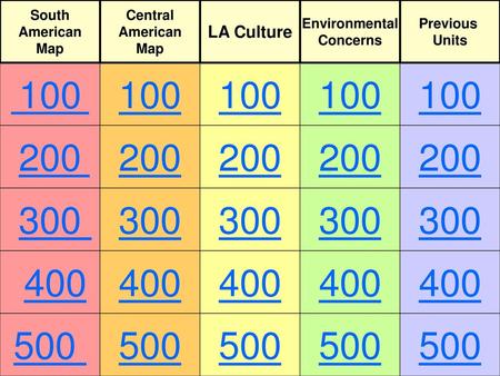 South American Map Central American Map LA Culture Environmental