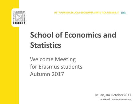 School of Economics and Statistics