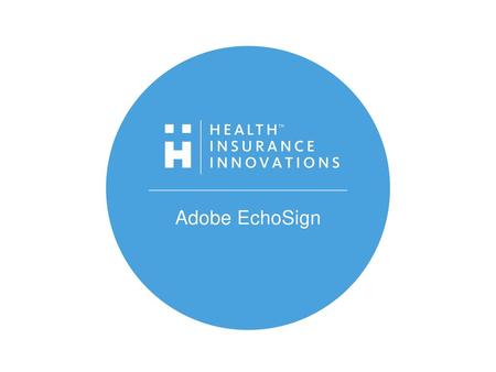 Adobe EchoSign.