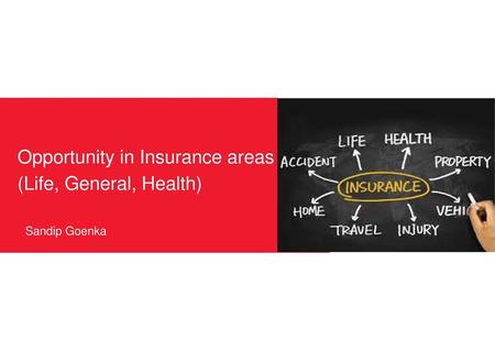 Opportunity in Insurance areas (Life, General, Health)