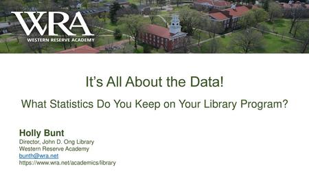 What Statistics Do You Keep on Your Library Program?