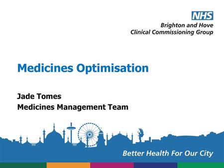 Medicines Optimisation