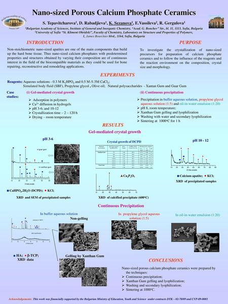 Nano-sized Porous Calcium Phosphate Ceramics