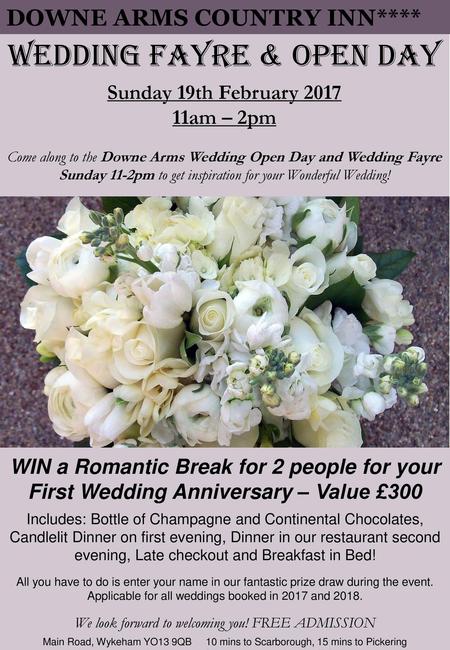 First Wedding Anniversary – Value £300