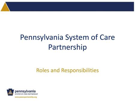 Pennsylvania System of Care Partnership