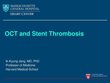 OCT and Stent Thrombosis