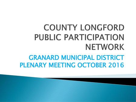 COUNTY LONGFORD PUBLIC PARTICIPATION NETWORK