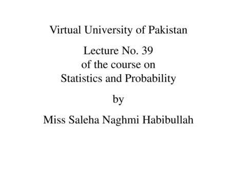 Virtual University of Pakistan