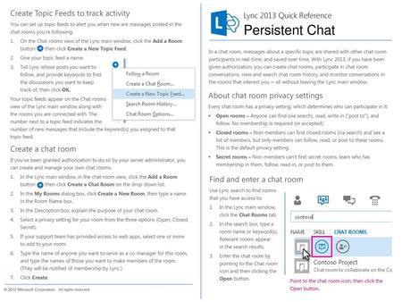 Persistent Chat Create Topic Feeds to track activity