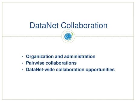 DataNet Collaboration