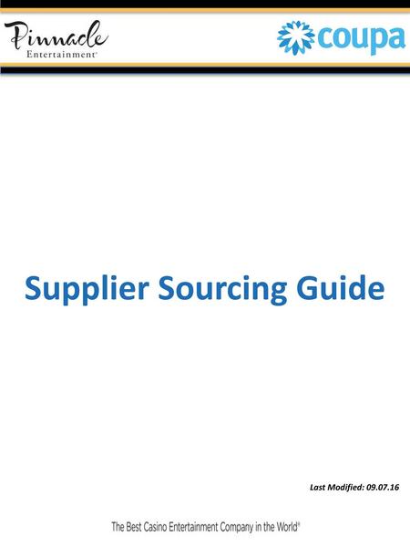 Supplier Sourcing Guide