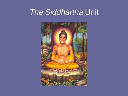 The Siddhartha Unit.