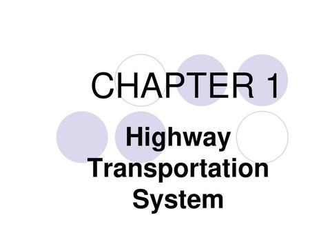 Highway Transportation System