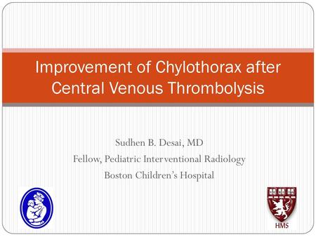 Improvement of Chylothorax after Central Venous Thrombolysis