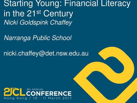 Starting Young: Financial Literacy in the 21st Century