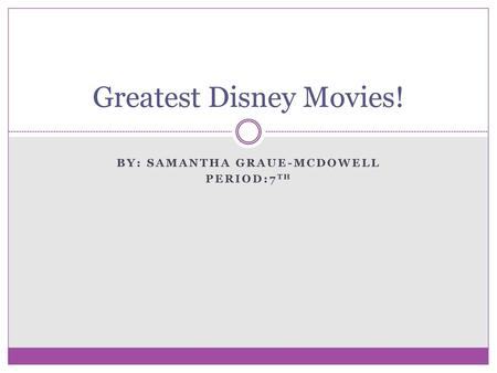 Greatest Disney Movies!