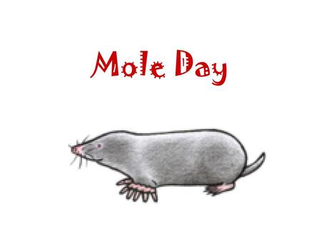 Mole Day.