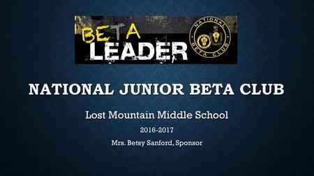 National Junior Beta Club