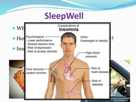 SleepWell What is insomnia? How many people can’t sleep well at night?