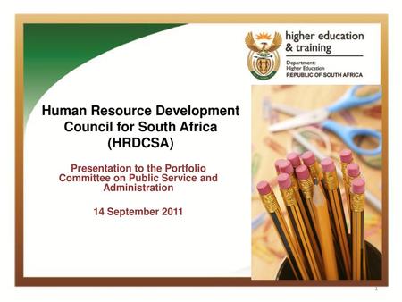 Human Resource Development Council for South Africa (HRDCSA)