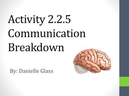 Activity Communication Breakdown