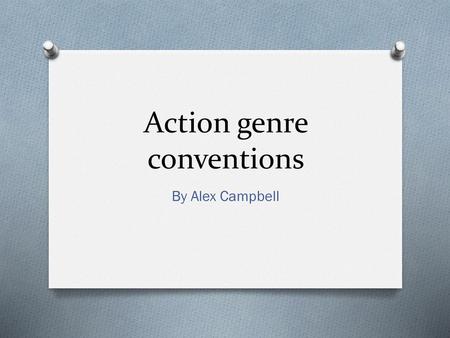 Action genre conventions