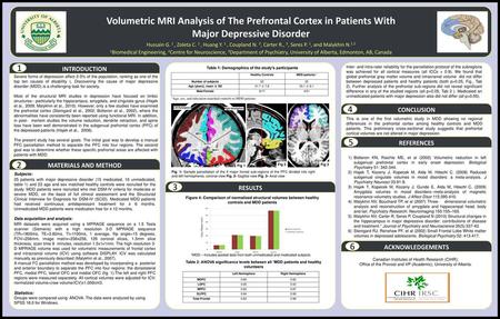 - Volumetric MRI Analysis of The Prefrontal Cortex in Patients With