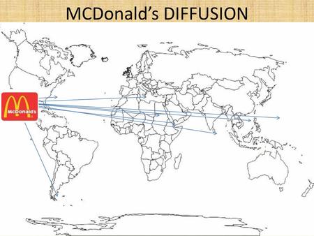 MCDonald’s DIFFUSION.