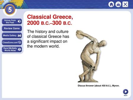 Classical Greece, 2000 B.C.–300 B.C.