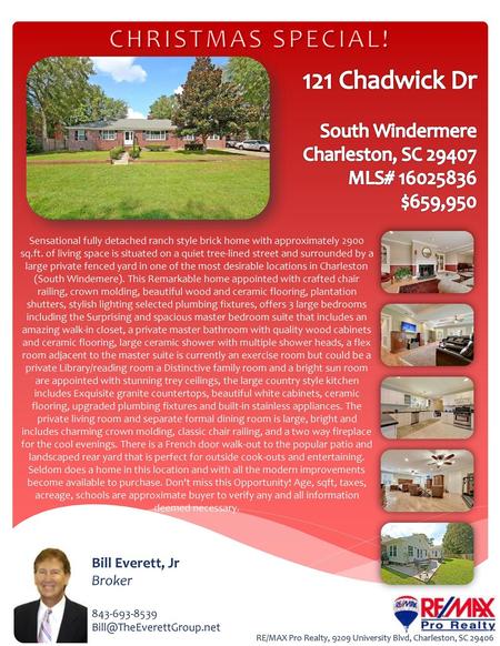 CHRISTMAS SPECIAL! 121 Chadwick Dr South Windermere