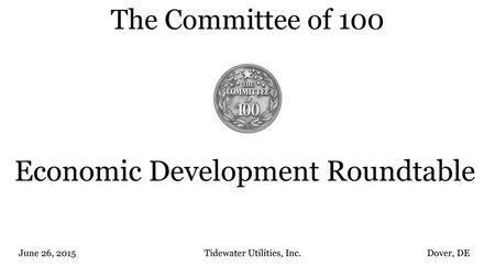 Economic Development Roundtable