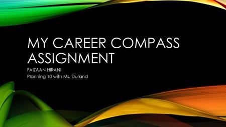 My Career Compass Assignment