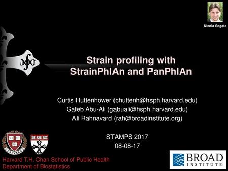 Strain profiling with StrainPhlAn and PanPhlAn