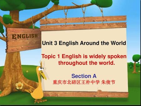 Unit 3 English Around the World