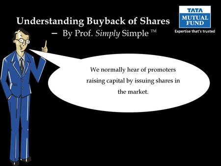 Understanding Buyback of Shares – By Prof. Simply Simple TM