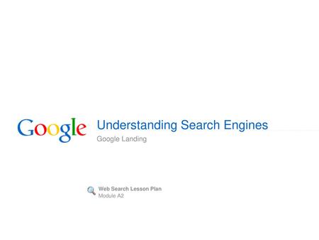 Understanding Search Engines