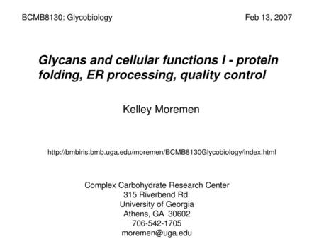 Complex Carbohydrate Research Center