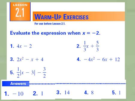 2.1 Relations and Functions