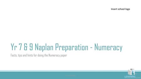 Yr 7 & 9 Naplan Preparation - Numeracy