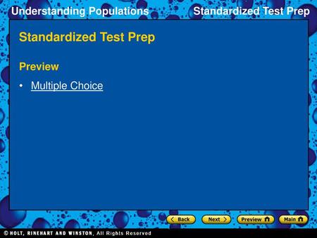 Standardized Test Prep