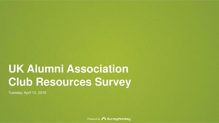 UK Alumni Association Club Resources Survey